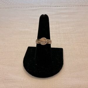Avon Vintage Gold Tone Buckle Ring